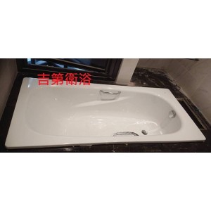 BLB進口鋼板琺瑯浴缸豪華型厚度2.2mm_噴砂止滑w150 ~ w170*D75cm